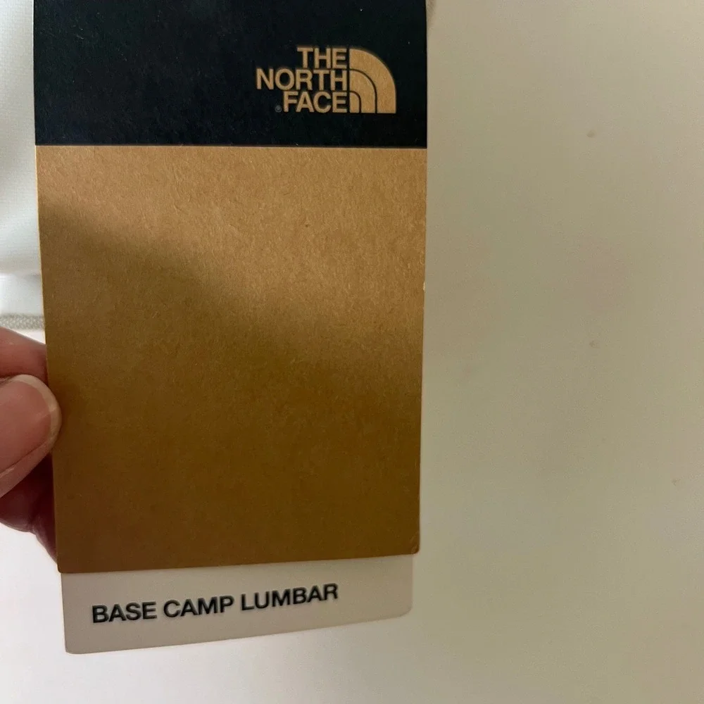 The North Face Base Camp Lumbar Bag Fanny Pack White Ash /Calac NWT